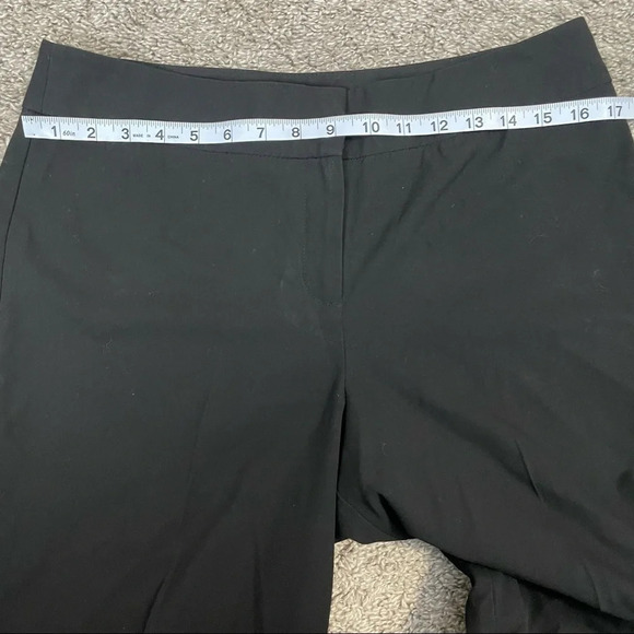 Chico’s Black Wide Leg Trousers  Work Pants Size 1.5 Reg / US 10 - Picture 11 of 14